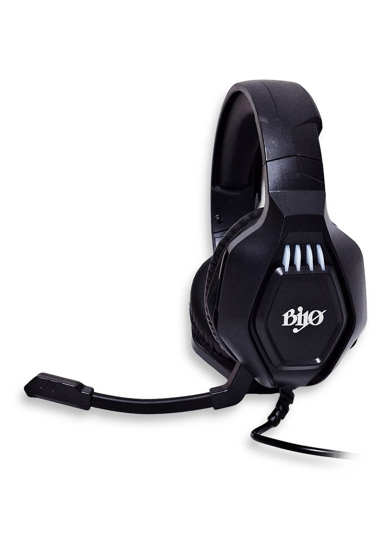 Generic - Stereo Gaming Headset G500 with Microphone for Mac Nintendo Switch PS4, PC, Xbox One Controller, Noise Cancelling Over Ear Professional Gaming Headphones with Mic, Volume Control ,LED Light, Bass Surr - Image 1