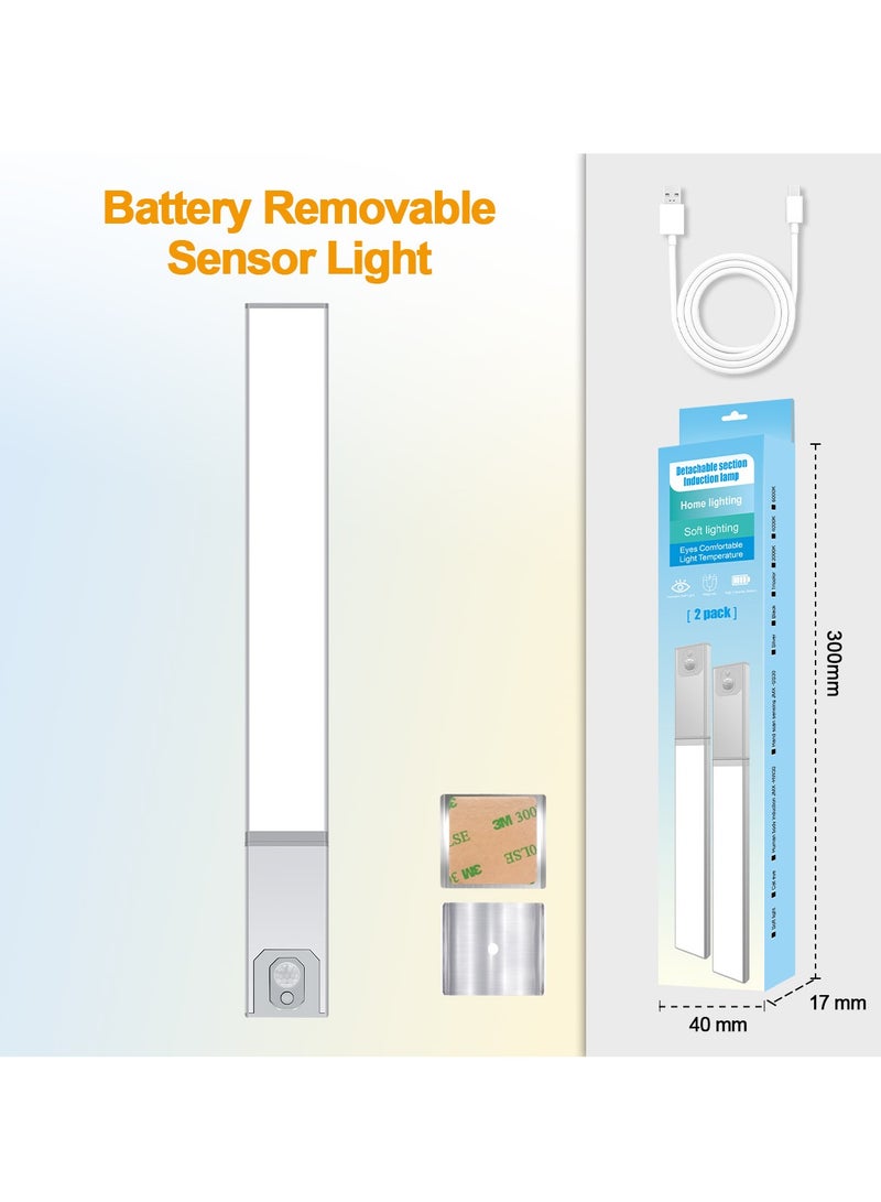 general LED body sensor light, cabinet light, sensor night light, long battery life, detachable, non-punching - Image 4