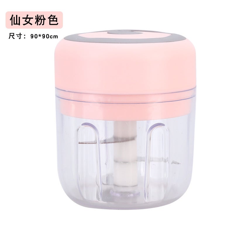 New Mini Wireless Electric Garlic Mixer Garlic Press Garlic Mixer Garlic Mixer Household Garlic Mixer Auxiliary Food Machine - Image 1