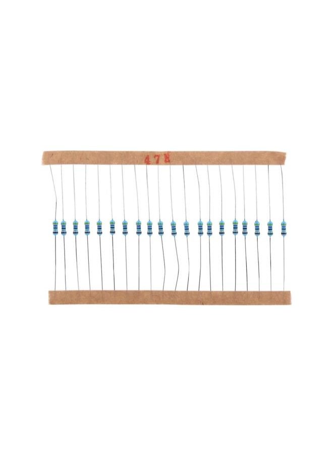Generic - 560pcs 1/4W 64 Values 1-10M ohm Metal Film Resistors Assortment Components - Image 1