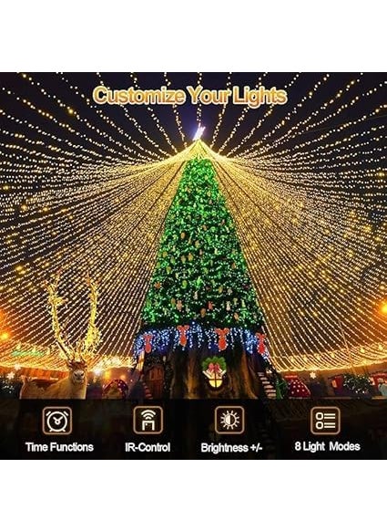 Generic 60 Meter LED String Lights 250 LED Light for Home Decoration Fairy Light Waterproof Lights for Indoor Outdoor Dcor for Diwali Party Wall Wedding and Festival  - Image 3