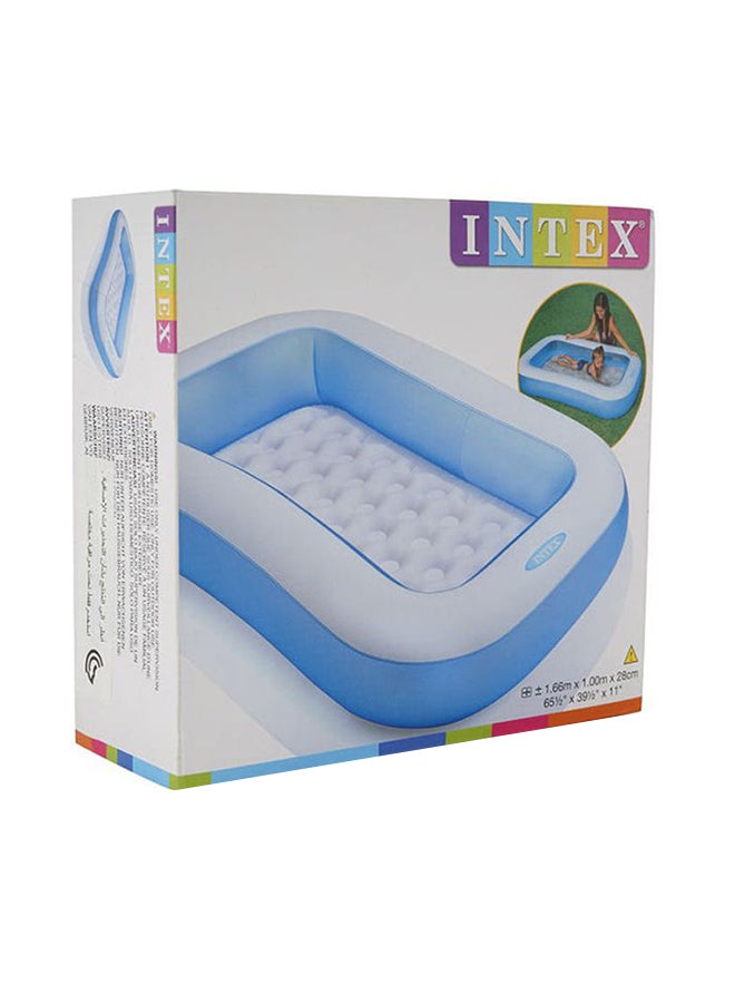 INTEX Rectangular Pool 166x100x25cm - Image 1