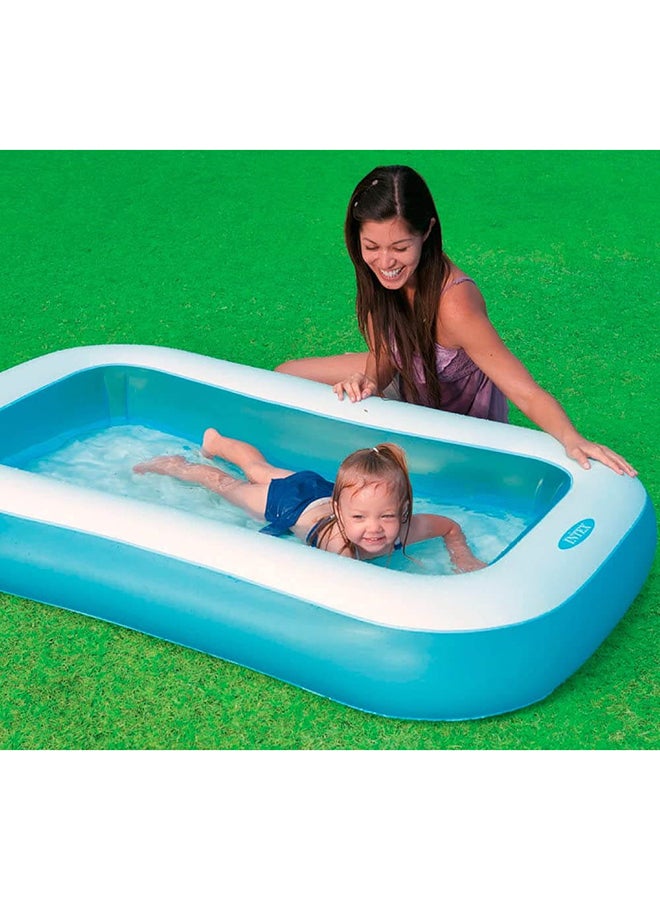 INTEX Rectangular Pool 166x100x25cm - Image 3
