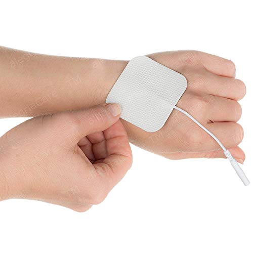 NARAYANI TRADERS Premium Self Adhesive Electrode Pads (White) – Reusable Replacement Pads for TENS, IFT, EMS & Pulse Massager Machines – Professional Physiotherapy Equipment with Universal 2mm Pin Connector (Pack of 1) - Image 5