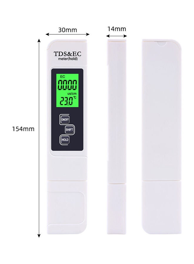 NIBEMINENT TDS Measurement Tester with LCD Display White  - Image 2