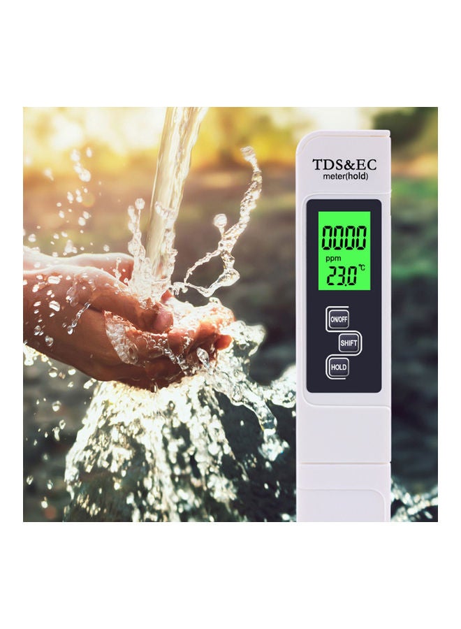 NIBEMINENT TDS Measurement Tester with LCD Display White  - Image 3