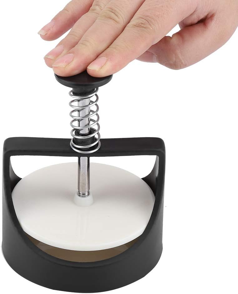 HEEPDD Burger Press Spring Loaded, Stainless Steel Hamburger Maker, Quick and Effortless Burger Tool for Home Kitchen Use Press Spring Loaded, Food Grade Material, Nan Kitchen - Image 2