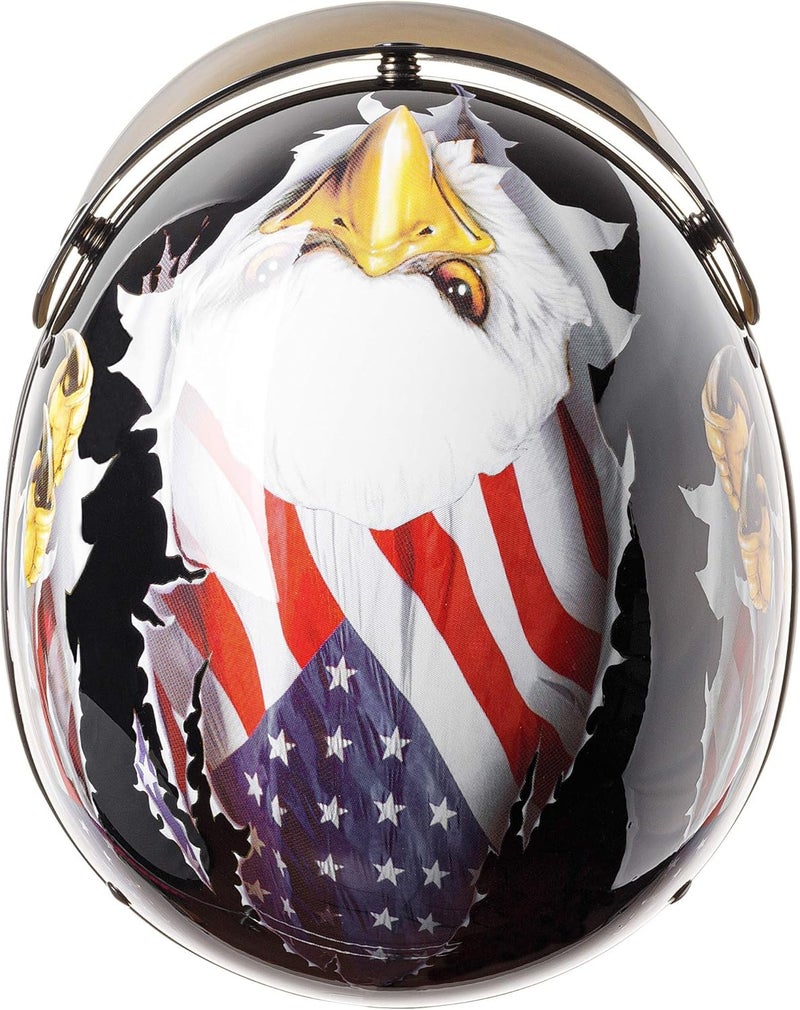 CARTMAN Motorcycle Half Face Helmet DOT Approved X-Large Black - Image 5