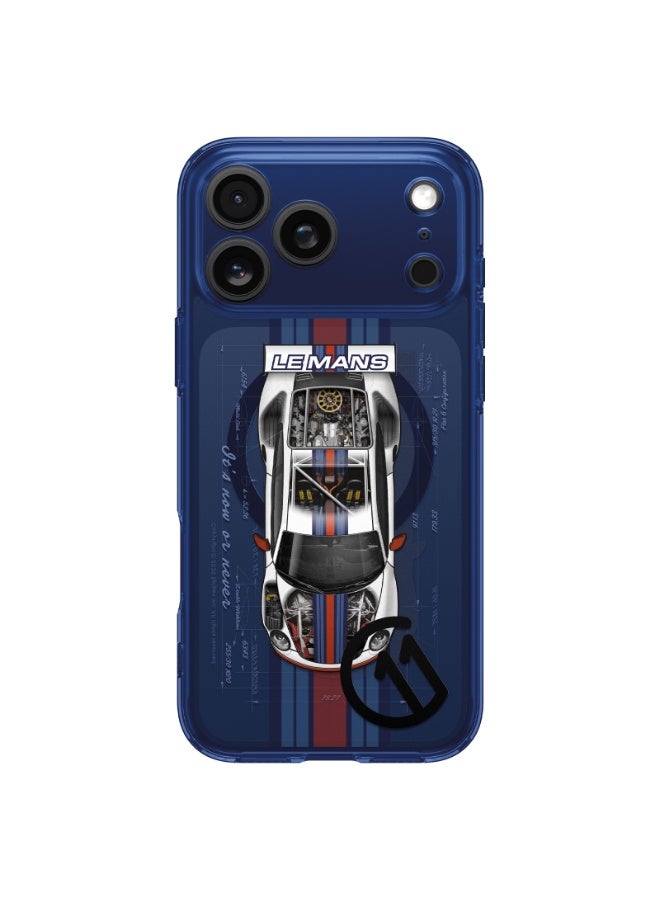 Spigen Ultra Hybrid MagFit for iPhone 17 Pro MAX Case Cover with MagSafe [3D Spatial Effect with Hexa-Layer Print] - C11 Le Mans - Image 3