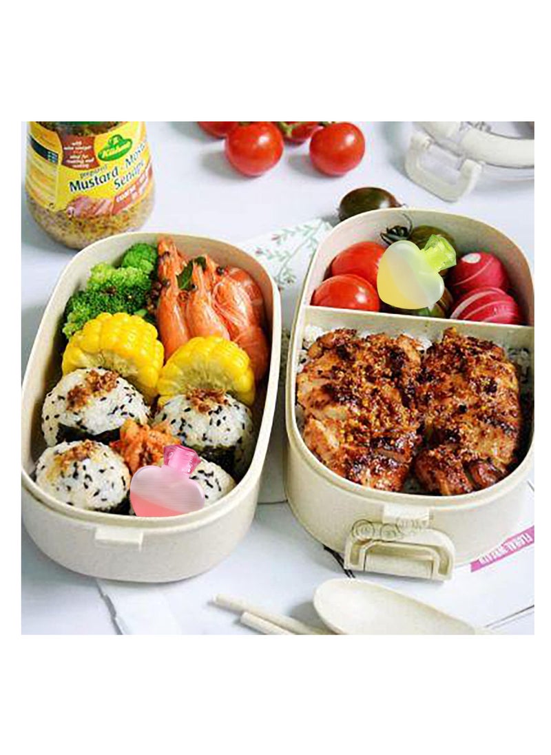 SYOSI - SYOSI 8 Pieces Mini Condiment Bottles for Lunch Box, Mini Ketchup Bottle for Kids Lunches, Cute Colorful Plastic Squeeze Sauces Containers for Boy Girl School Bento Box Accessories - Image 1