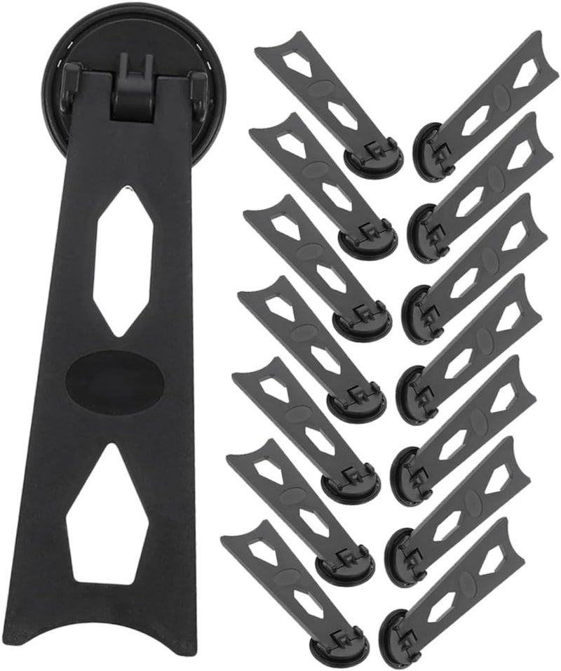 VOSAREA 15pcs Rotating Photo Frame Brackets Easel Back Supports for Tabletop Display Multi-purpose Photo Stands for Home Office and Events - Image 1