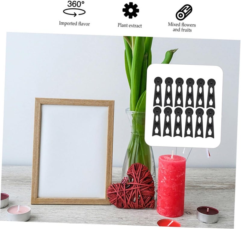 VOSAREA 15pcs Rotating Photo Frame Brackets Easel Back Supports for Tabletop Display Multi-purpose Photo Stands for Home Office and Events - Image 5