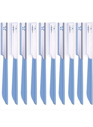 Women's Facial Razor Eyebrow Shaver Razor Brow Shaper Eyebrow Trimmer Dermaplaner Shaping Tool with Cover (Blue) - pzsku/Z09F0B445EAA14C669213Z/45/_/1691136616/a7b0cd9b-71a9-489e-93fe-90d32ae5cb10
