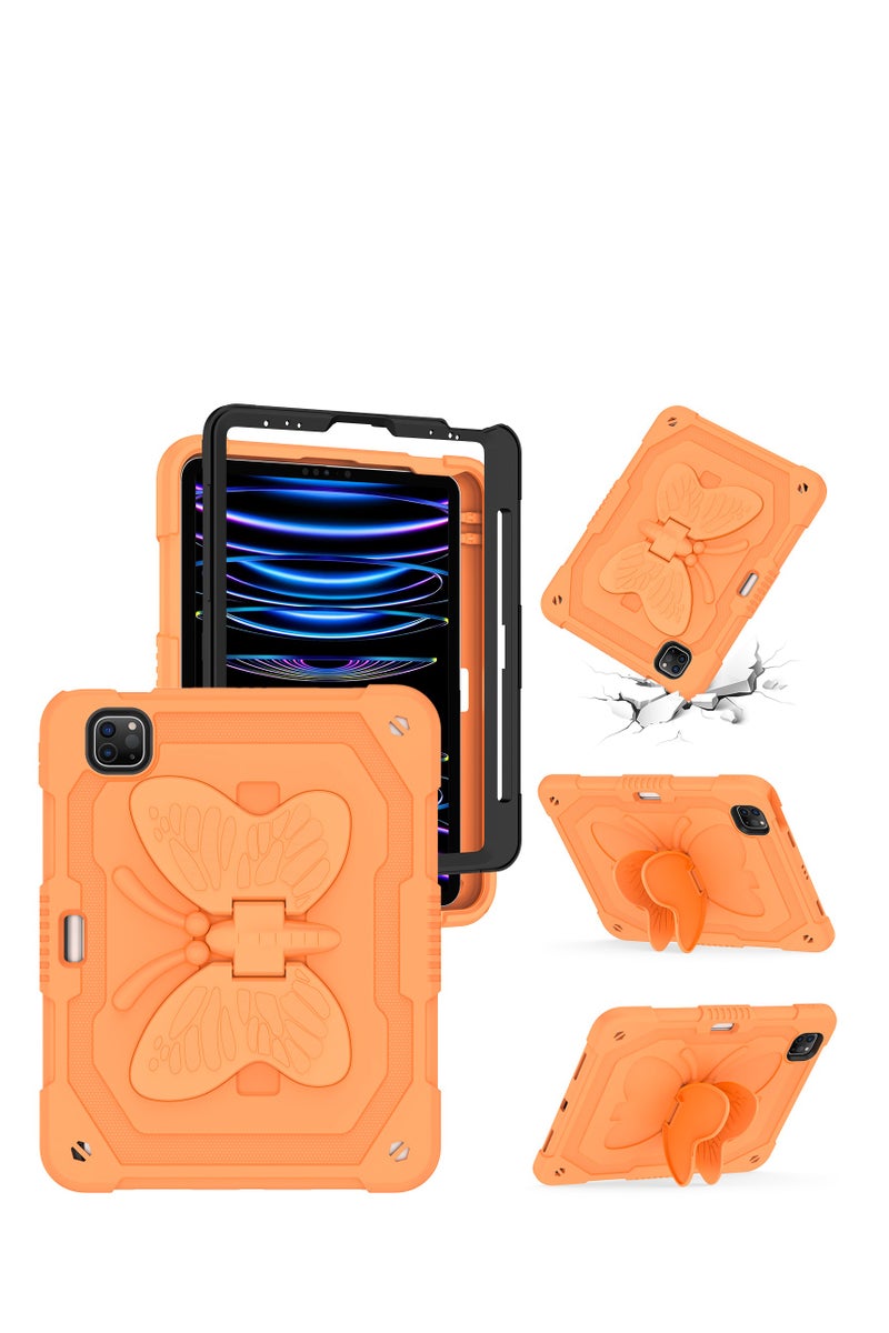 Compatible with Pro11-Air4-Air5 Protective Case with erfly Wing Stand, 3D Heavy Duty Rugged Shockproof Full Body Protection Tablet Case (Suitable for Kids) - Image 2