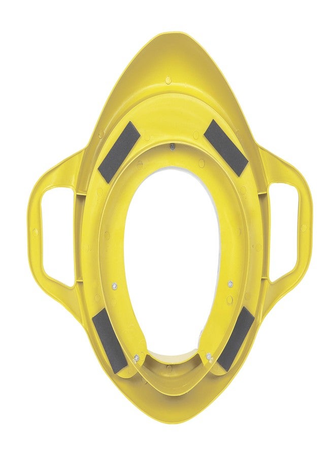 FLIPZON Premium Baby Cushioned Potty Seat, Toilet Seat with Handle for kids (Banana Yellow) - Image 4