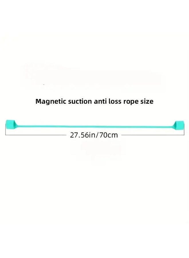 2 Pack Black and White Magnetic Anti Lost Neck Cord for Wireless Earbuds - Image 3