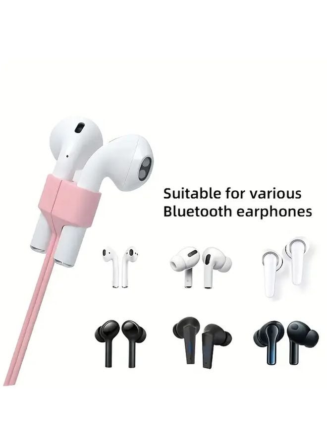 2 Pack Black and White Magnetic Anti Lost Neck Cord for Wireless Earbuds - Image 2