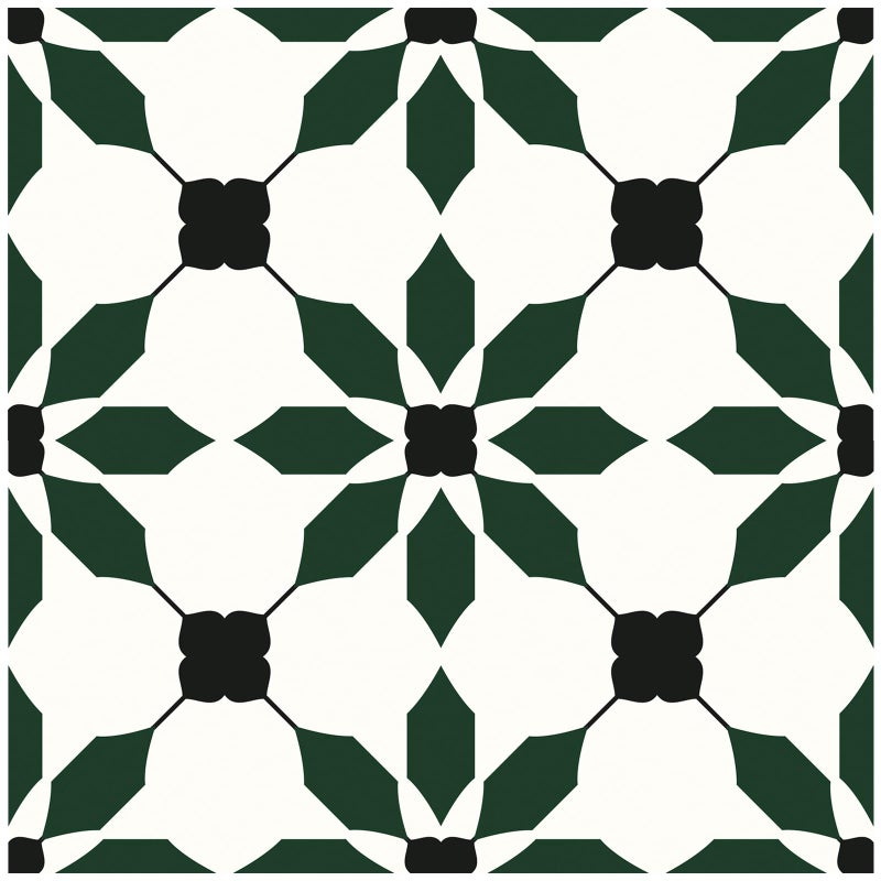 MORCART 787 x 787 Peel and Stick Floor Tile 20 PCS SelfAdhesive DIY Vinyl Flooring for Renters Removable and Waterproof Tile Sticker for Bathroom Kitchen Staircase Black Green