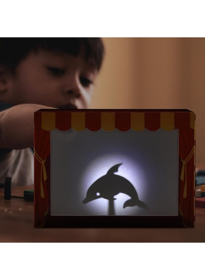 TOYANDONA طقم عرض الدمى DIY من TOYANDONA للأطفال - مجموعة أحجية 1 - مسرح دمى الظل المصغر - دمى الظل - مسرح الدمى للأطفال - دمى للأطفال - لعبة DIY - Image 1