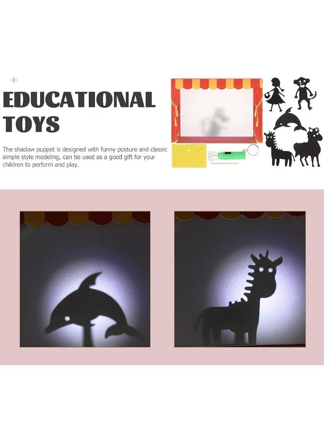 TOYANDONA طقم عرض الدمى DIY من TOYANDONA للأطفال - مجموعة أحجية 1 - مسرح دمى الظل المصغر - دمى الظل - مسرح الدمى للأطفال - دمى للأطفال - لعبة DIY - Image 4