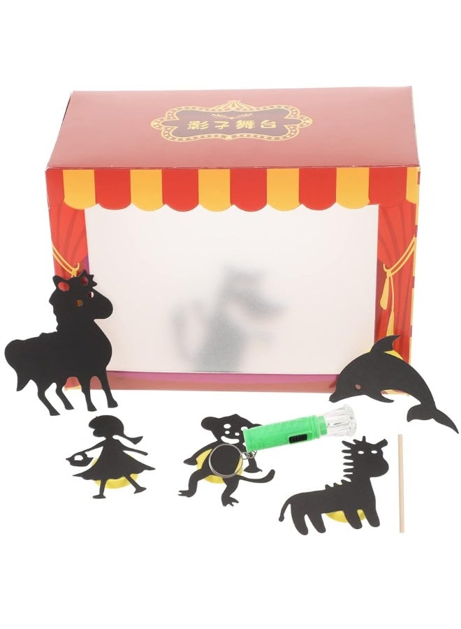 TOYANDONA طقم عرض الدمى DIY من TOYANDONA للأطفال - مجموعة أحجية 1 - مسرح دمى الظل المصغر - دمى الظل - مسرح الدمى للأطفال - دمى للأطفال - لعبة DIY - Image 2