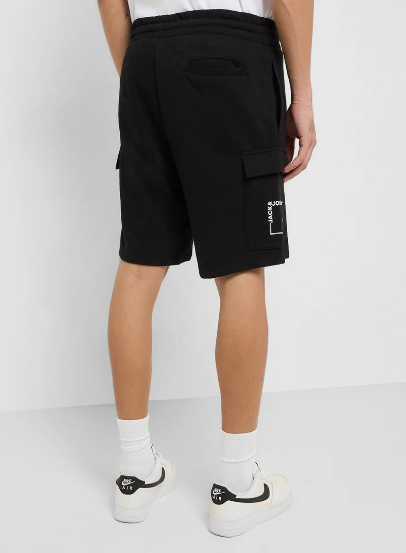 JACK & JONES Jpstkane Essential Drawstring Pocket Detail Shorts