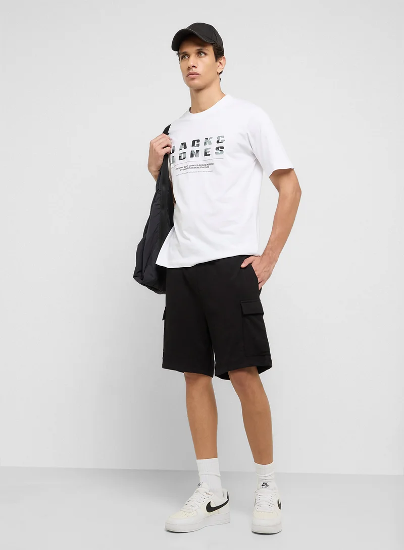 جاك اند جونز Jpstkane Essential Drawstring Pocket Detail Shorts
