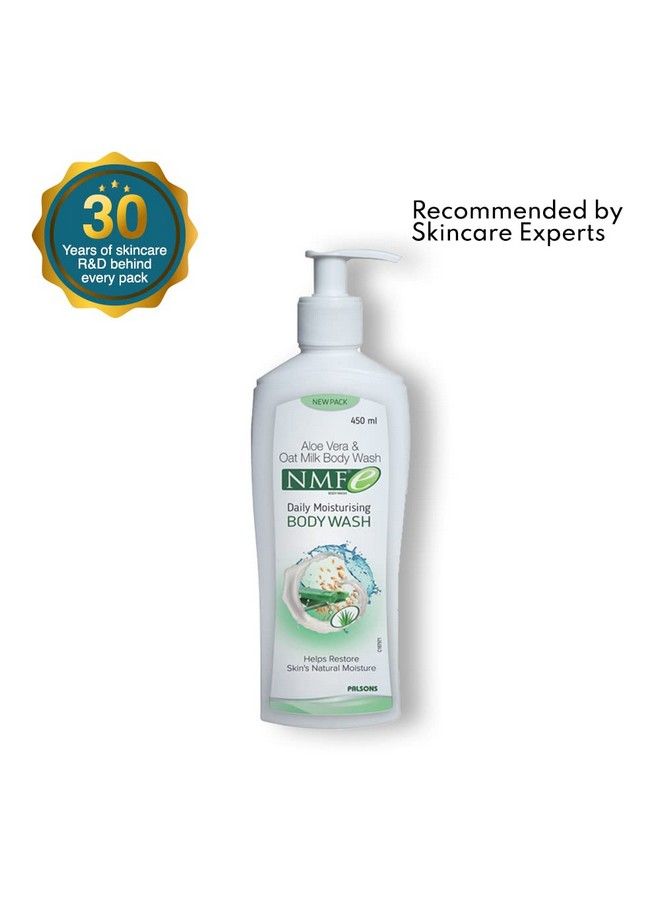 NMFe Moisturising Body Wash 450 Ml With Aloe Vera And Oat Milk - Image 5