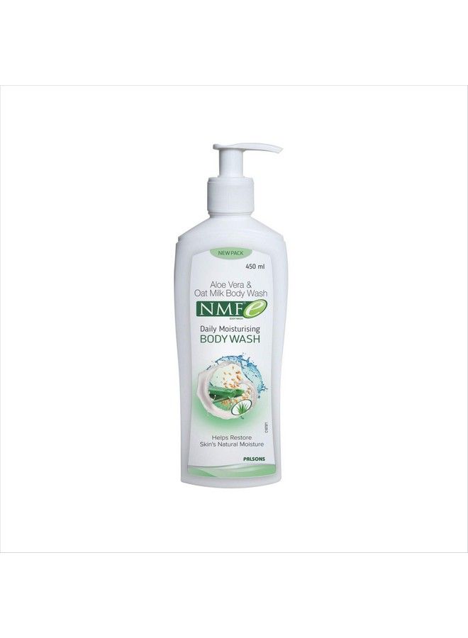 NMFe Moisturising Body Wash 450 Ml With Aloe Vera And Oat Milk - Image 4