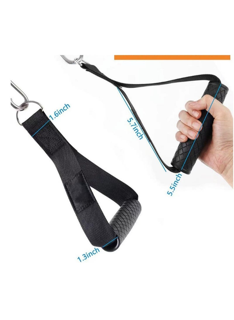 CMGTYYD Exercise Handle, Heavy Duty Cable Machine Attachment with Solid ABS Core Grips, Compatible with Resistance Bands and Weight Lifting Equipment for Fitness Training and Home Gym - Image 5