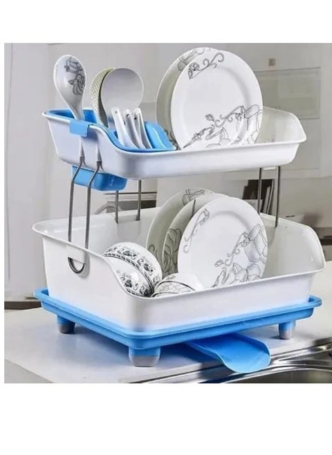 The dish drying rack is practical and ideal for modern kitchens