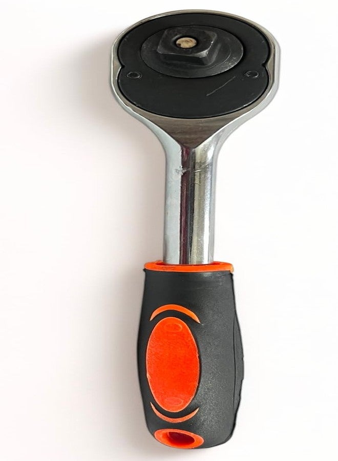 EPITECH MART Fixed Square 1/4 Inches Anti-slip Hand-grip Head Drive Ratchet Wrench Repair Tools - Image 2