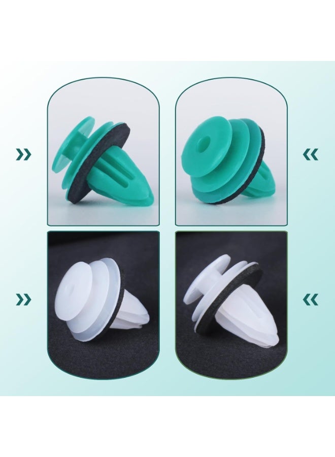 100Pcs Trim Door Panel Retainer Clips 90467-10188 Compatible with Toyota Lexus Corolla Camry Sequoia Tundra Tacoma Door Trim Clips 90467-A0005 with Plastic Fastener Remover Kits - Image 3