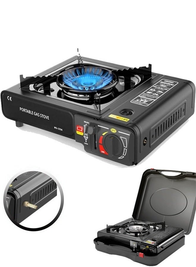 Portable Camping Gas Stove Powered by Changeable Gas Cartridges