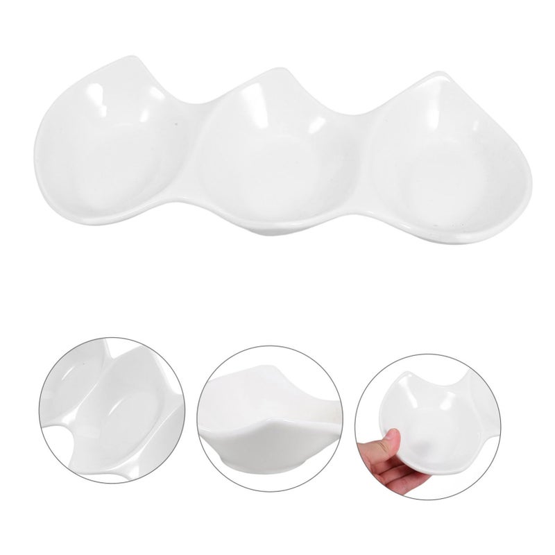 White Ceramic Sauce Bowl For Dipping Seasoning And Side Dishes Serving Dish - Image 4