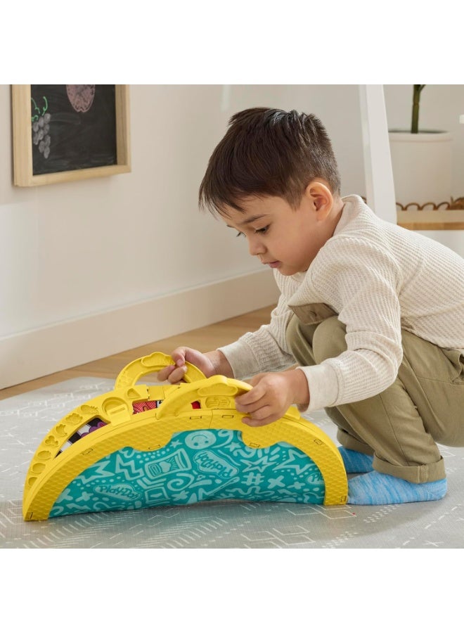 بلاي دوه مجموعة سجادة اللعب القابلة للطي والانطلاق من بلاي دو - ألعاب ما قبل المدرسة للأطفال - Image 3