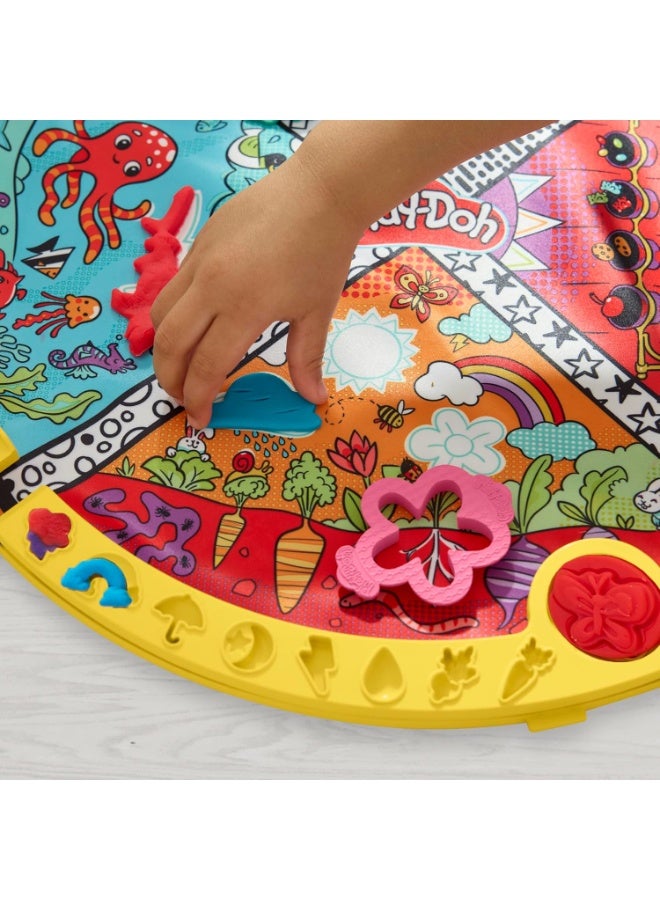 بلاي دوه مجموعة سجادة اللعب القابلة للطي والانطلاق من بلاي دو - ألعاب ما قبل المدرسة للأطفال - Image 5