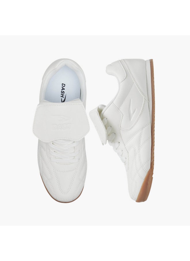 Dash - Women's Flap Accent Lace-Up Sneakers - Image 1