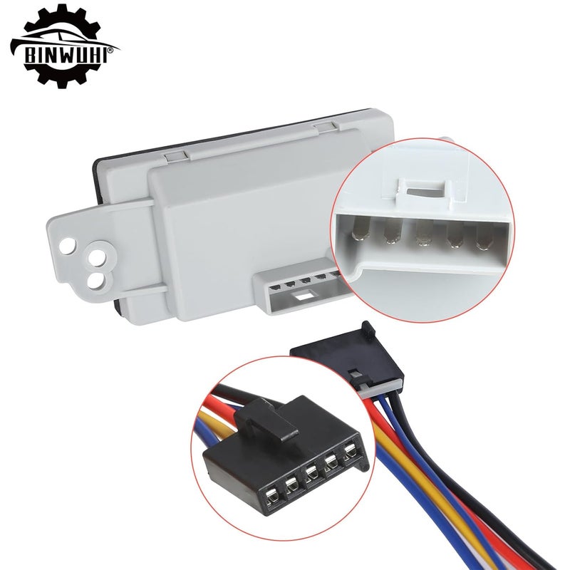 BINWUHI HVAC Fan Blower Motor Resistor Kit with Harness for Chevy and GMC Models - Image 4