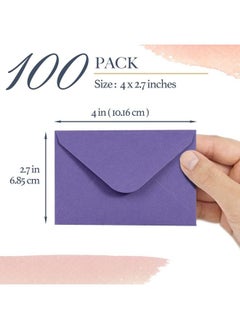 MATICAN Gift Card Envelopes 160Count Mini Envelopes Paper Business Card Envelopes Bulk Tiny Envelope Pockets 16 Colors 4 X 2.7 Inches  - Image 5