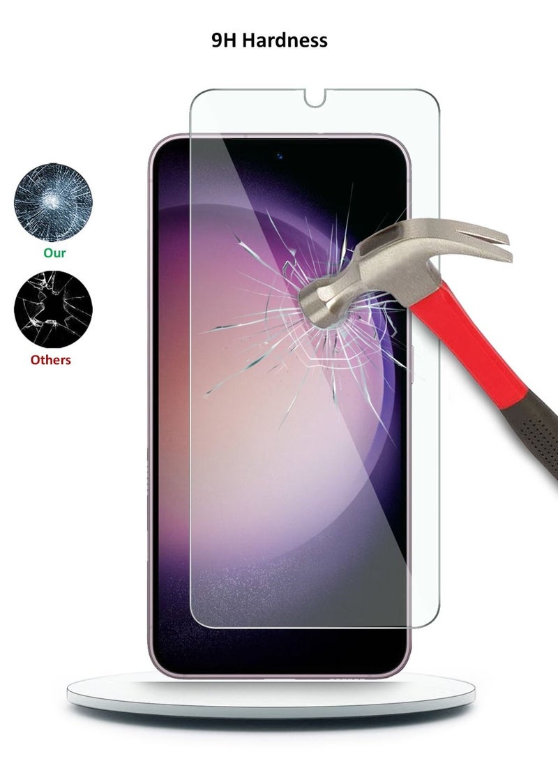 Techie Anti Reflection Anti Bubbles 9H Hardness HD Tempered Glass Screen Protector For Samsung Galaxy S23 - Image 5