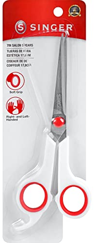 SINGER 00446 7-Inch Salon Sheers with Finger Rest, , - Image 1