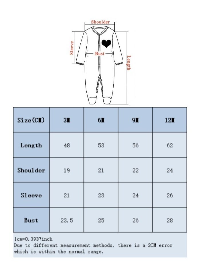 3-Piece Set Of Pure Cotton Jumpsuits For Infants And Young Children, Long-Sleeved Crawling Clothes - Image 2