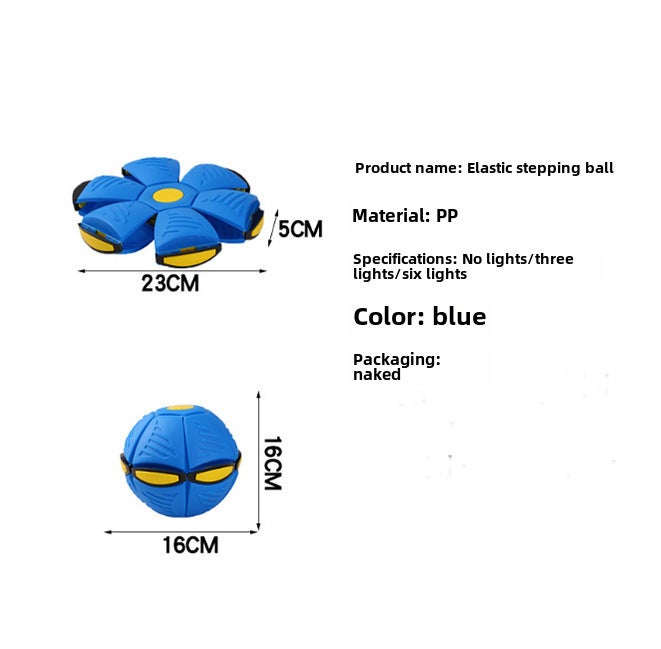 Kids Elastic Hopper Ball Fun Outdoor Bounce Blue 