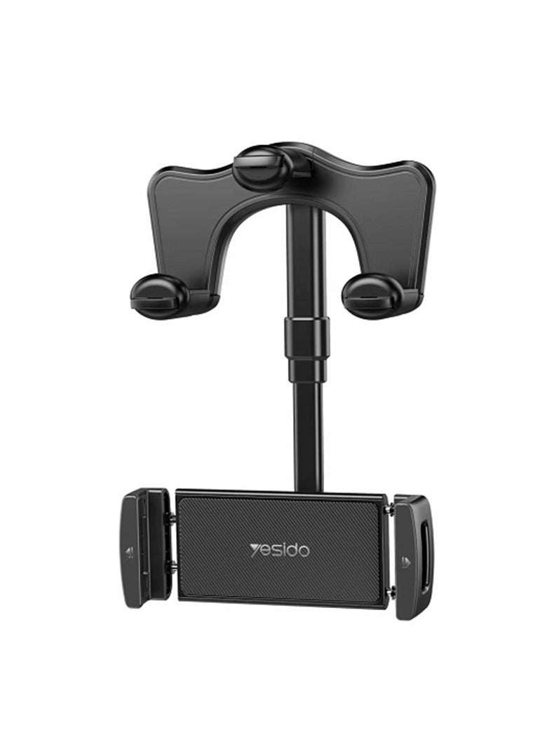 Yesido REARVIEW MIRROR C196-12-10 Inch Clamp Arm - Rearview Mirror - Rotatable - Height Adjustable - Stable and Durable - Universal Fit  - Image 1