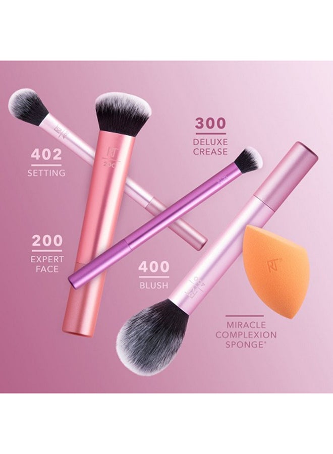 REAL TECHNIQUES Everyday Essentials Multi Use Brush Set Multicolour - Image 4