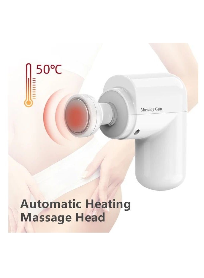 MOCOM Deep Tissue Cordless Mini Massage Gun - Low Noise, Larger Battery, 7 Professional Massage Heads, 6 Adjustable Speeds, USB-C Charging - Image 5