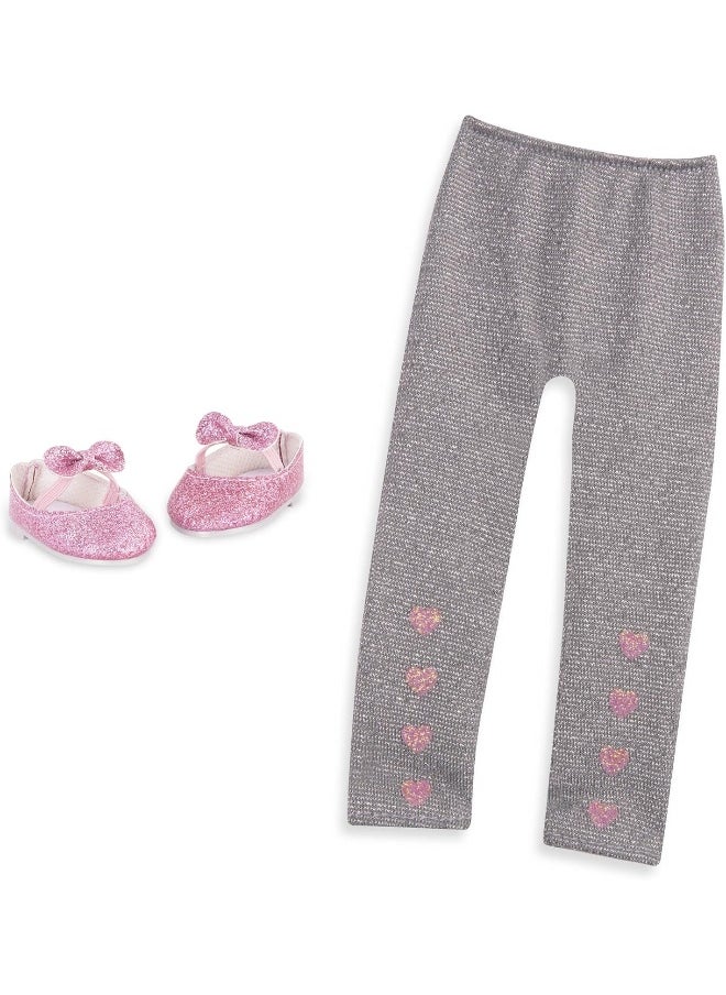 Glitter Girls - Glitter Girls by Battat – Shine or Knot Shoes and Leggings Accessory Set – 14-inch Doll Clothes and Accessories for Girls Age 3 and Up – Children’s Toys - Image 1