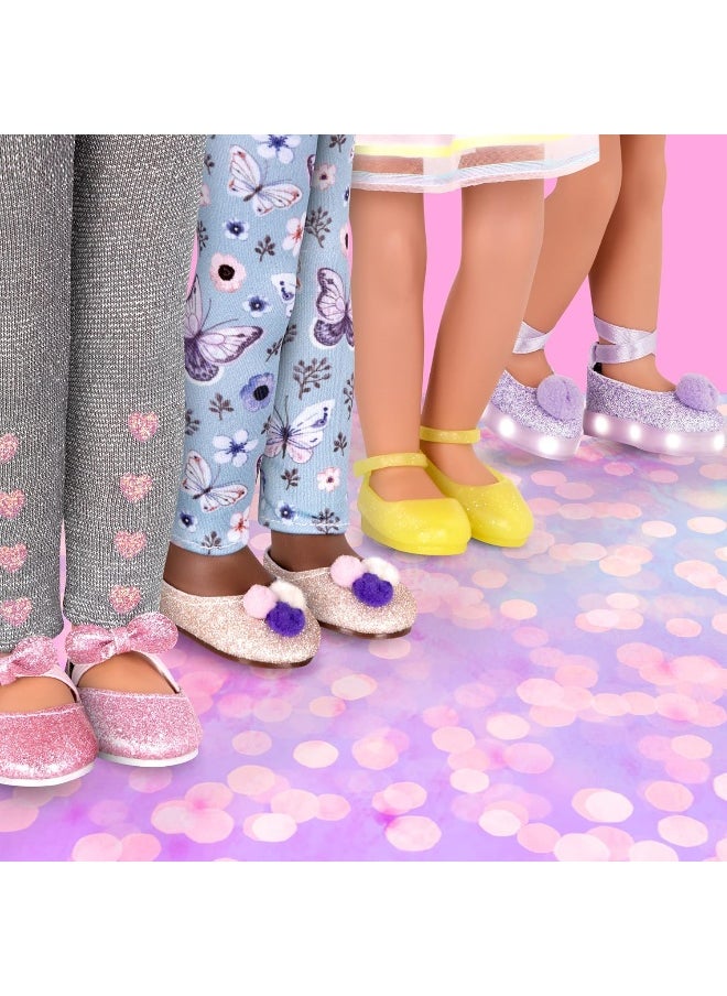 Glitter Girls - Glitter Girls by Battat – Shine or Knot Shoes and Leggings Accessory Set – 14-inch Doll Clothes and Accessories for Girls Age 3 and Up – Children’s Toys - Image 1