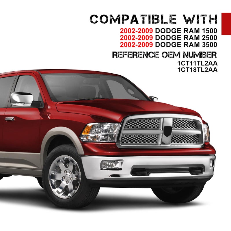PEVAST Left Driver and Right Passenger Side Sun Visor Compatible with Dodge 2002 2003 2004 2005 2006 2007 2008 2009 Ram 1500 2500 3500 Sunvisor Replace 1CT11TL2AA 1CT18TL2AA(Gray) - Image 4